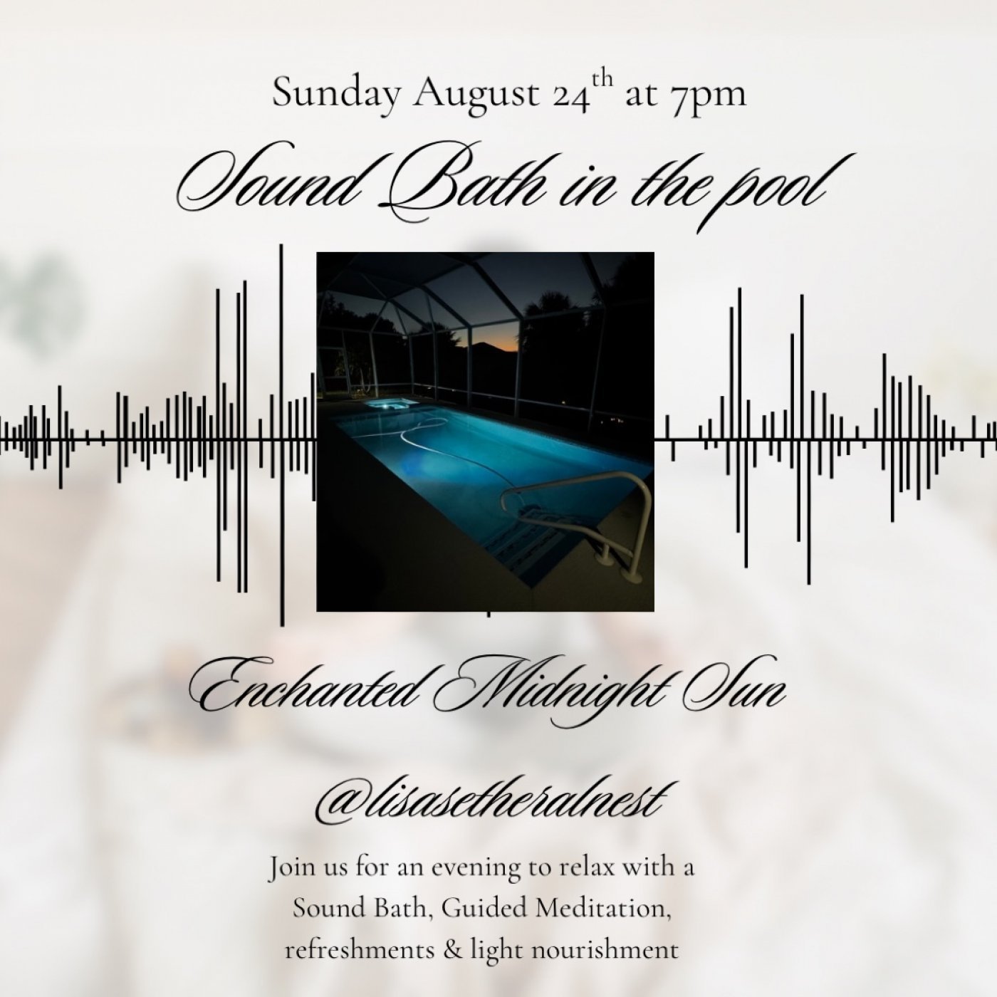 Sound Bath Meditation in the Pool, 24 August | Event in Port St. Lucie | AllEvents