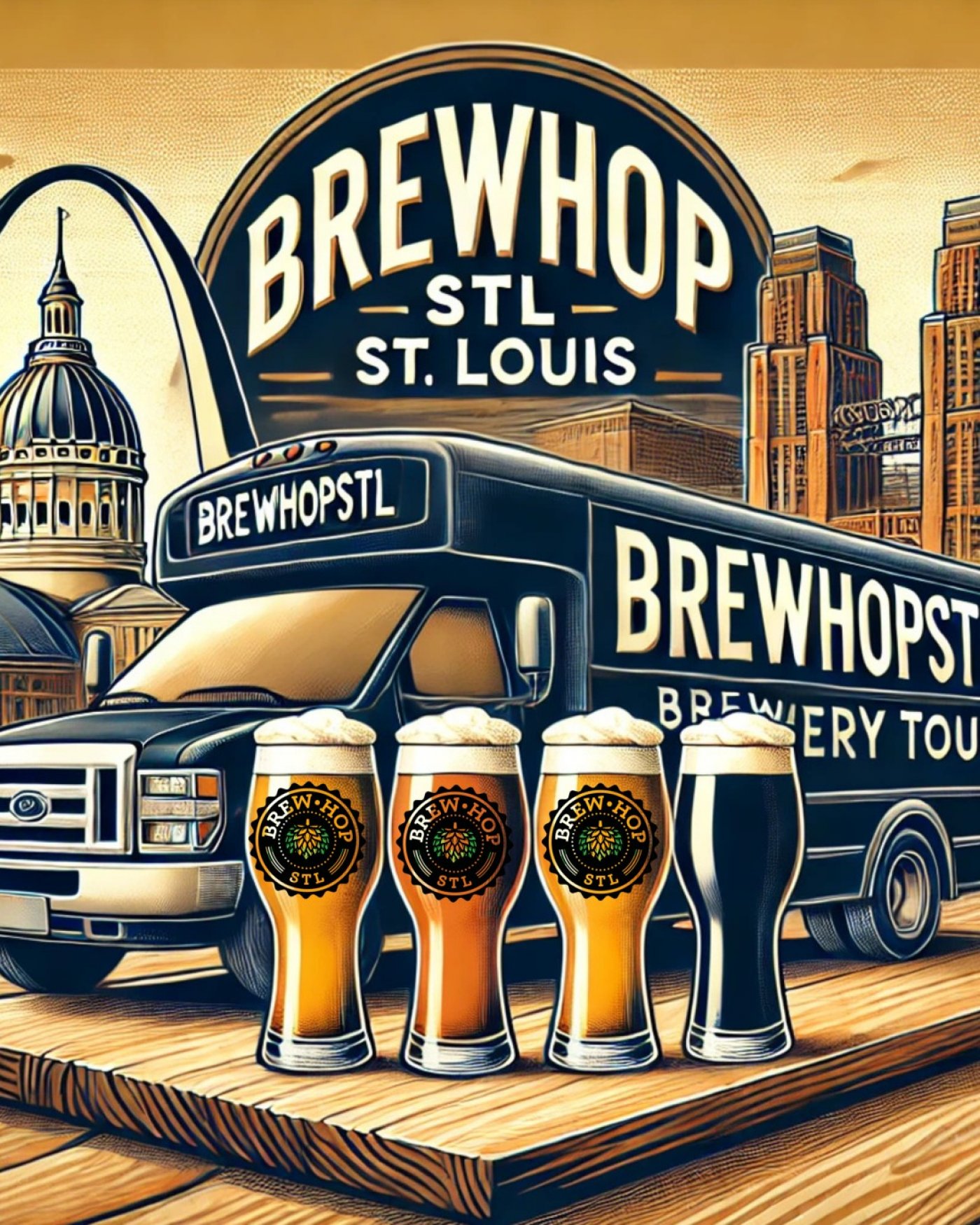 BrewHop STL - Six Mile / MKNZ / Steampunk / Arch Nemesis, 23 August | Event in Maryland Heights | AllEvents