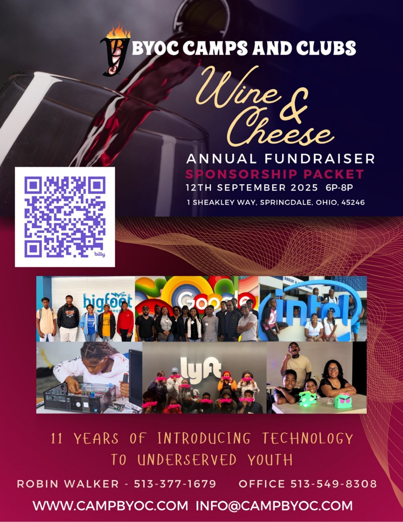 BYOC Wine and Cheese Fundraiser, 12 September | Event in Forest Park | AllEvents