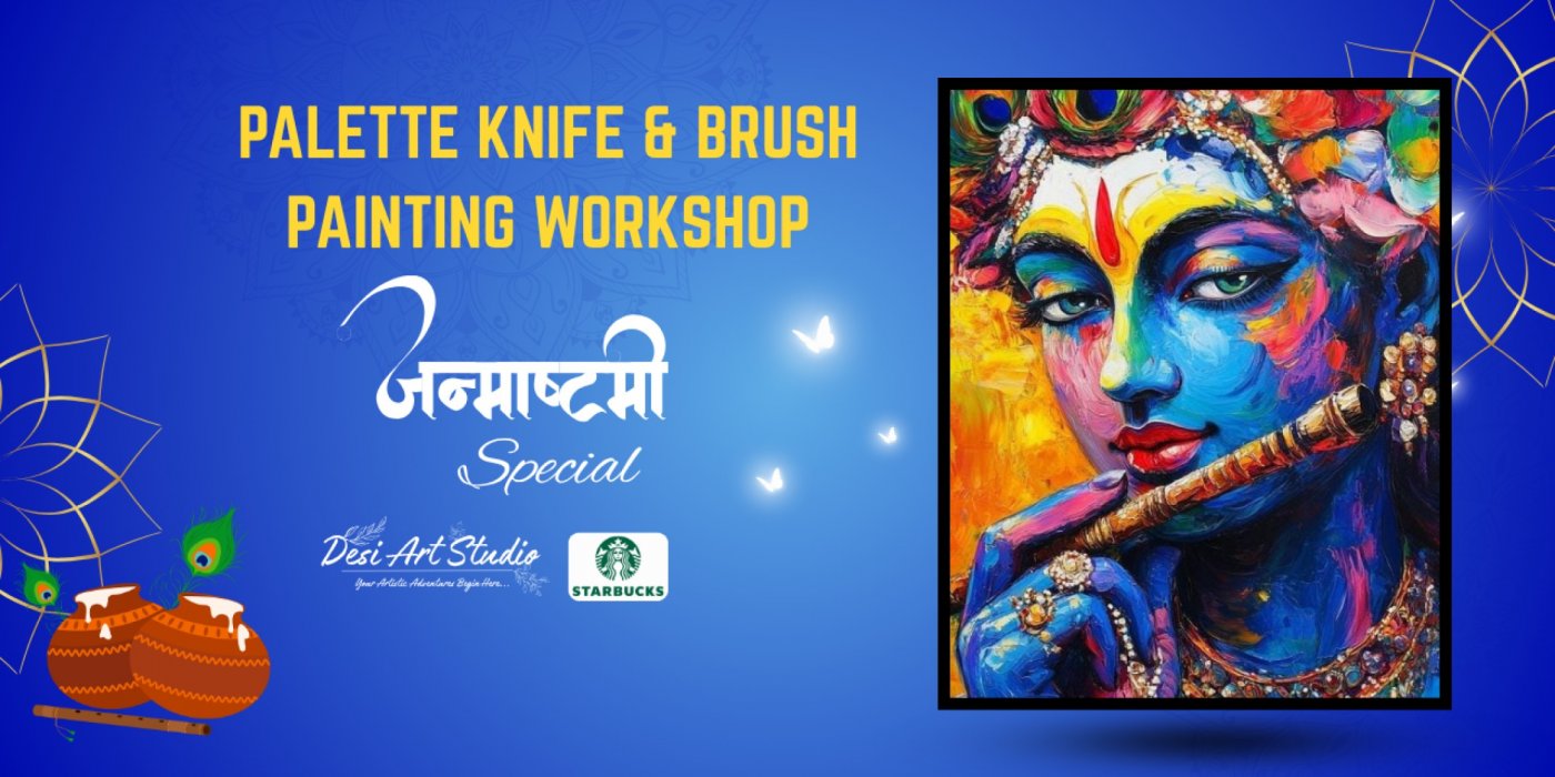 Palette Knife & Brush Painting - Desi Art Studio | Event in Mumbai | AllEvents