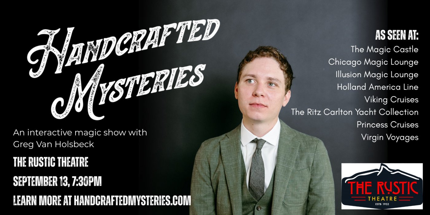 Handcrafted Mysteries: An interactive magic show, 13 September | Event in Idyllwild | AllEvents