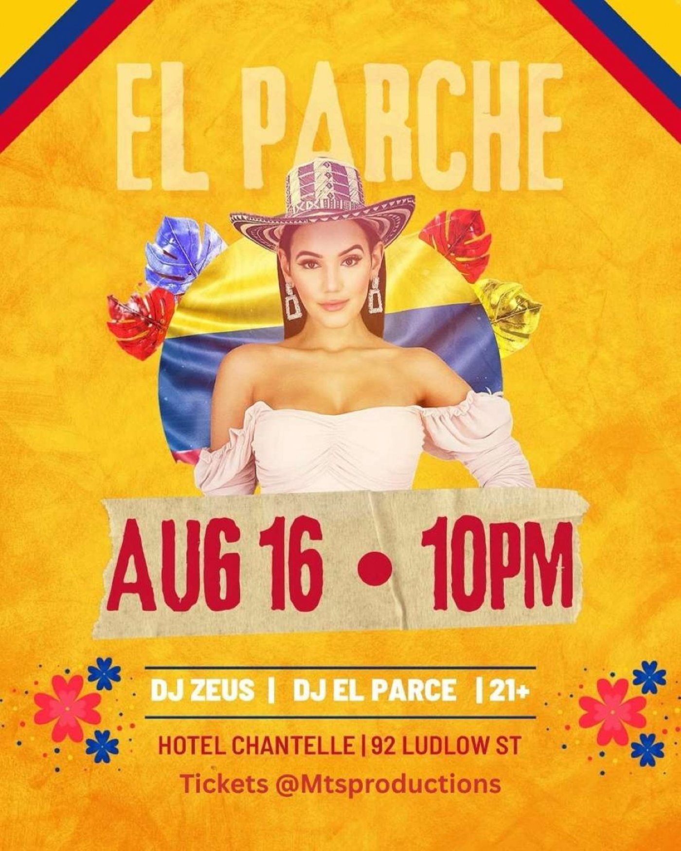 EL PARCHE – Colombian Crossover Rooftop Party at Hotel Chantelle NYC | Event in New York | AllEvents