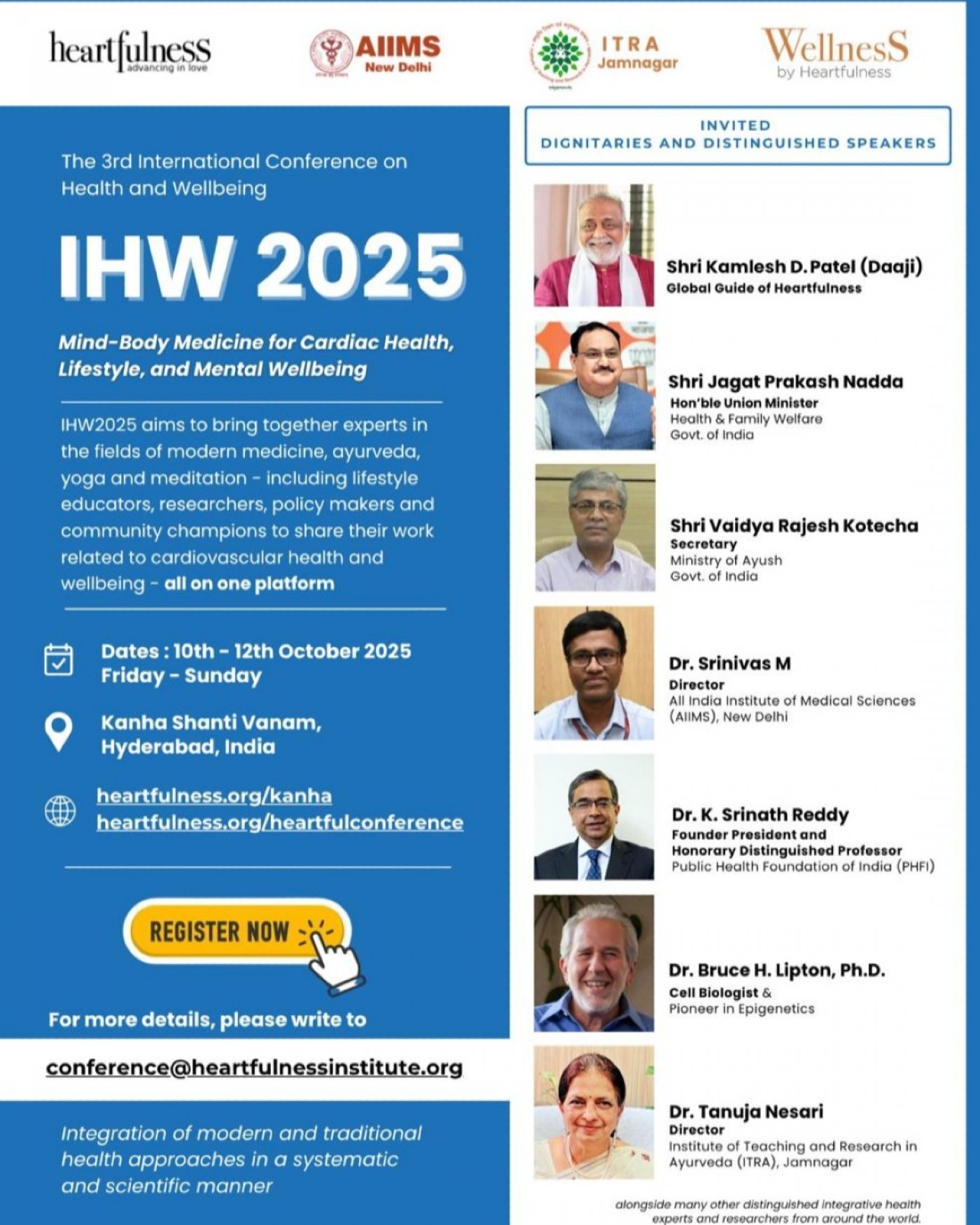 IHW Conference 2025, 10 October | Event in Hyderabad | AllEvents