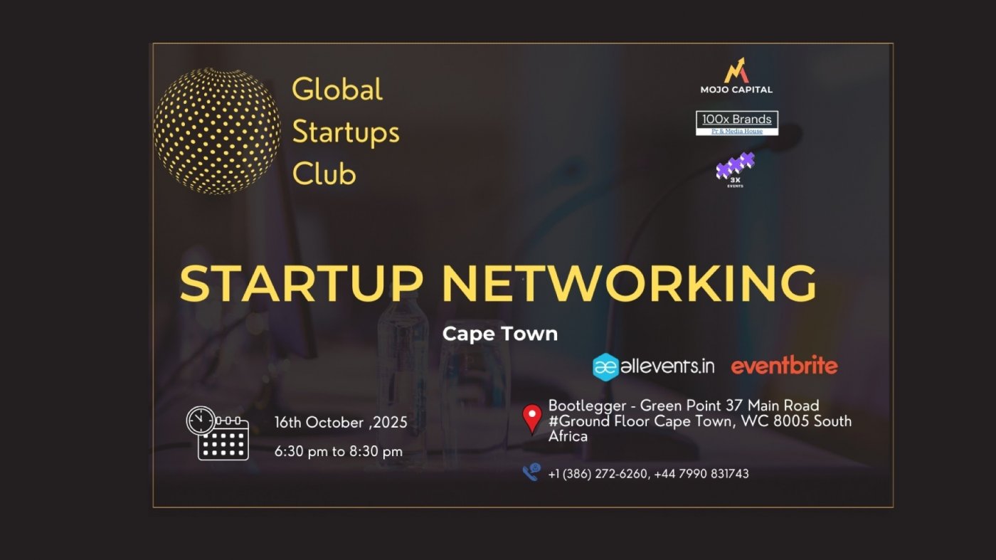 GLOBAL STARTUPS CLUB l STARTUP NETWORKING Cape Town 2025, 16 October | Event in Cape Town | AllEvents