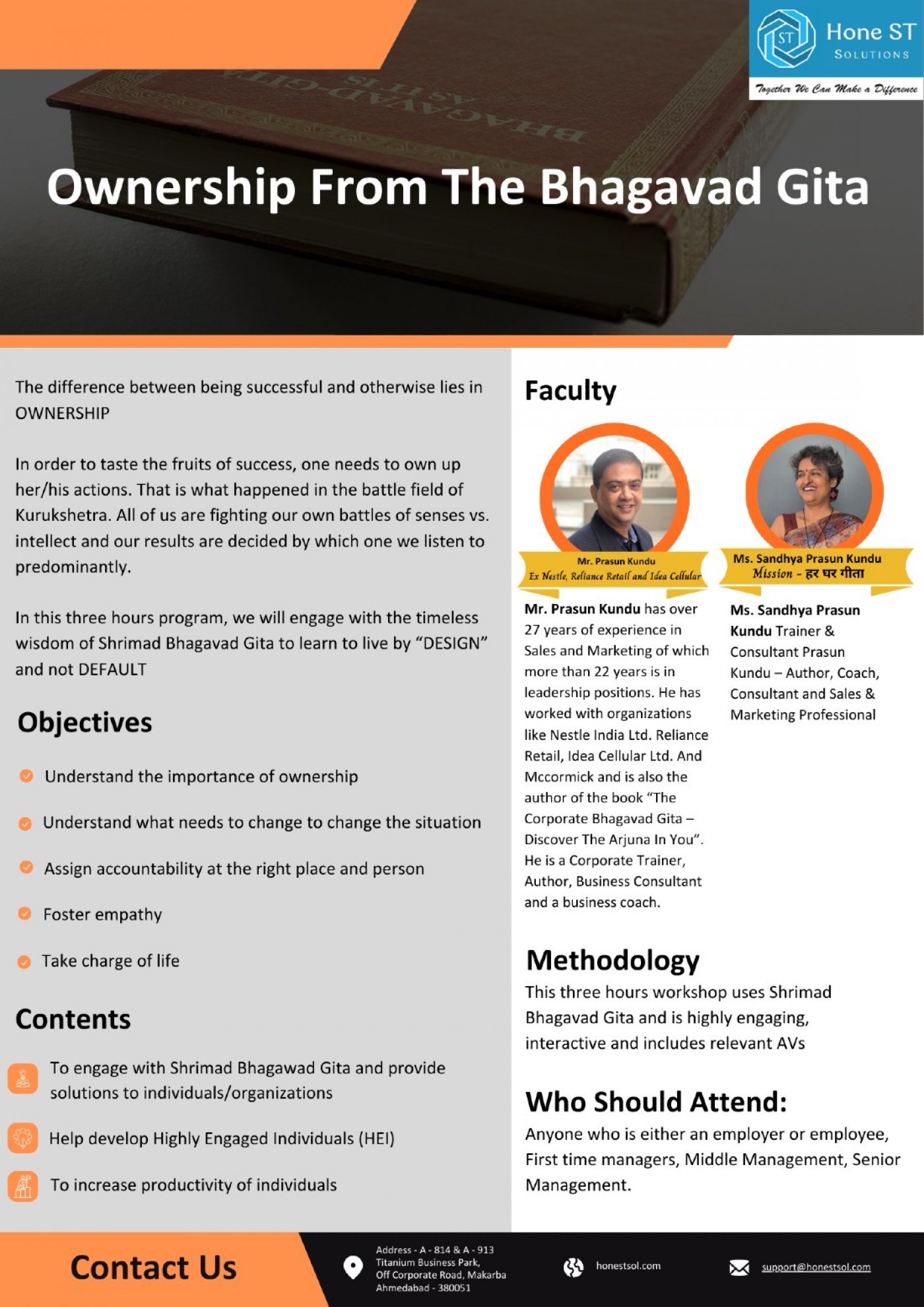 Ownership From the Bhagavad Gita, 30 August | Event in Ahmedabad | AllEvents