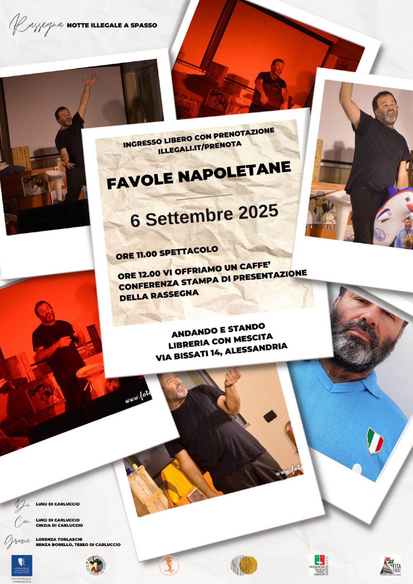 Favole napoletane – 6 settembre 2025, 6 September | Event in Alessandria | AllEvents