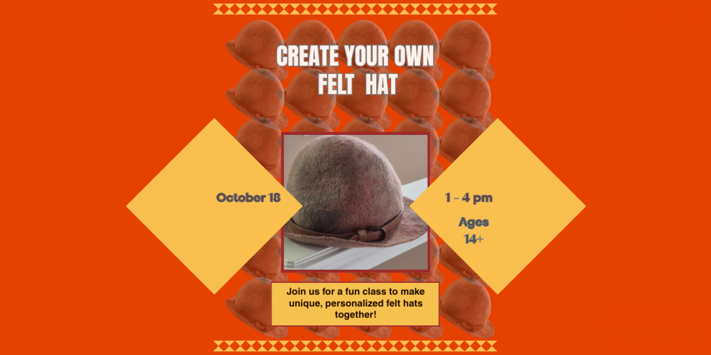 Felted Hat Workshop, 18 October | Event in Leduc | AllEvents