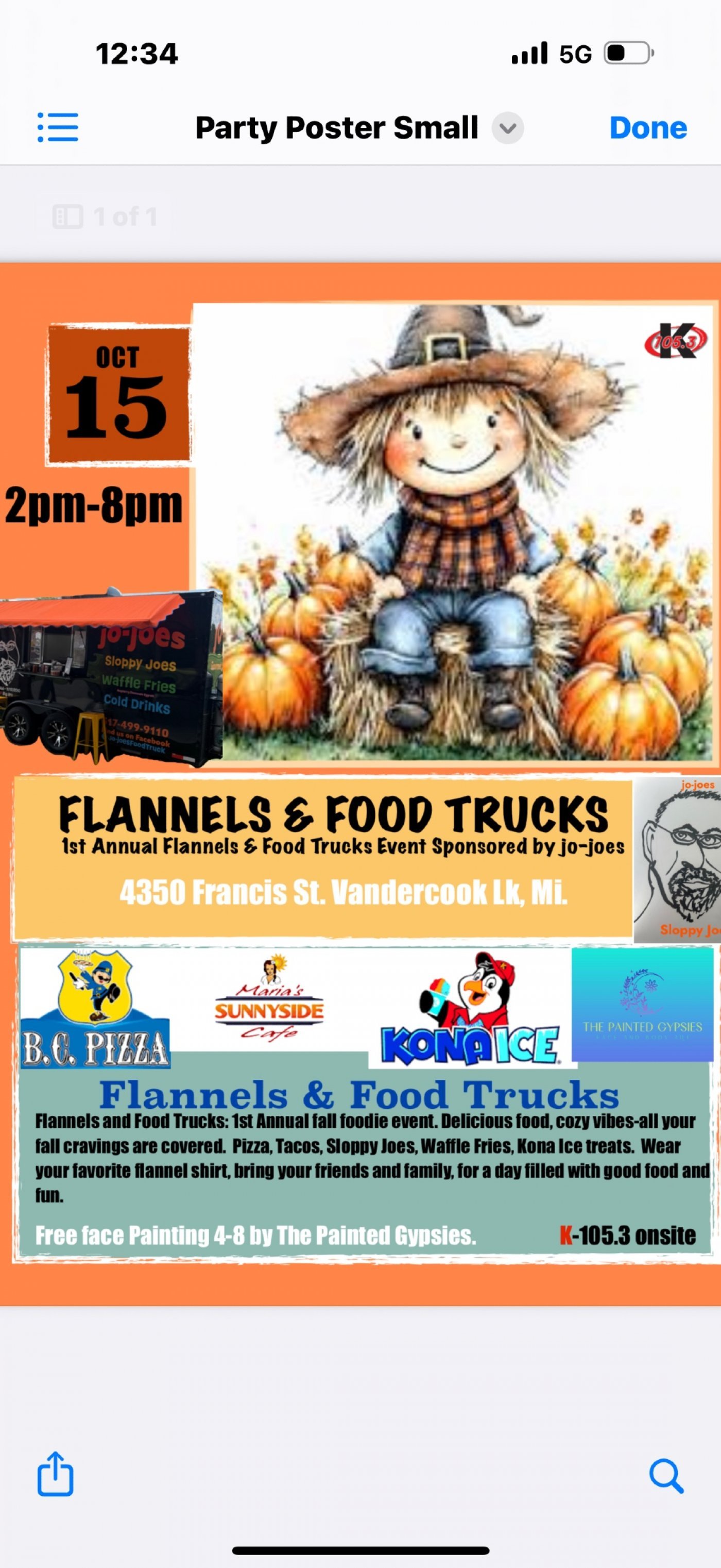 Flannels & Food Trucks, 15 October | Event in Jackson | AllEvents