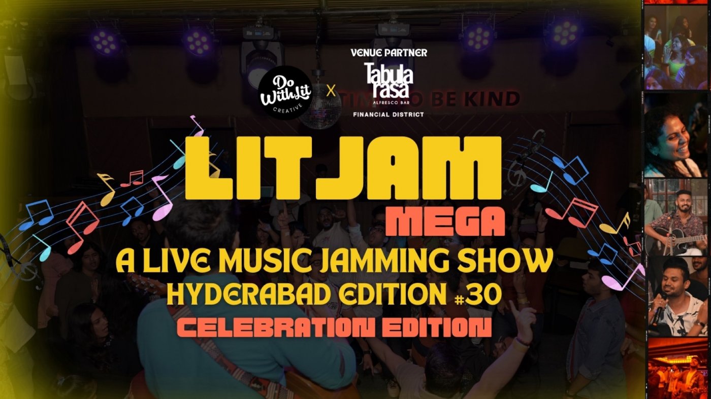 LITJAM Mega - Hyderabad | A Live Music Jamming Show - Celebration Edition, 24 August | Event in Hyderabad