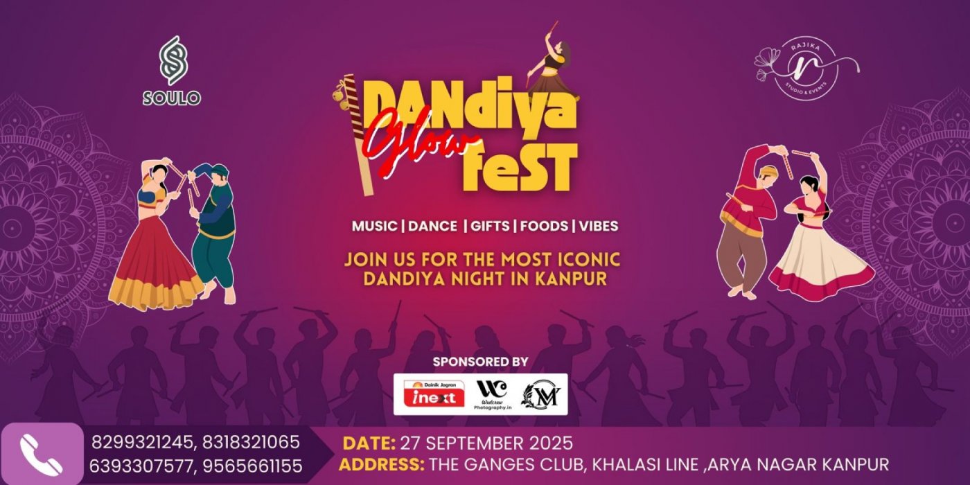 Dandiya Glow Fest, 27 September | Event in Kanpur | AllEvents