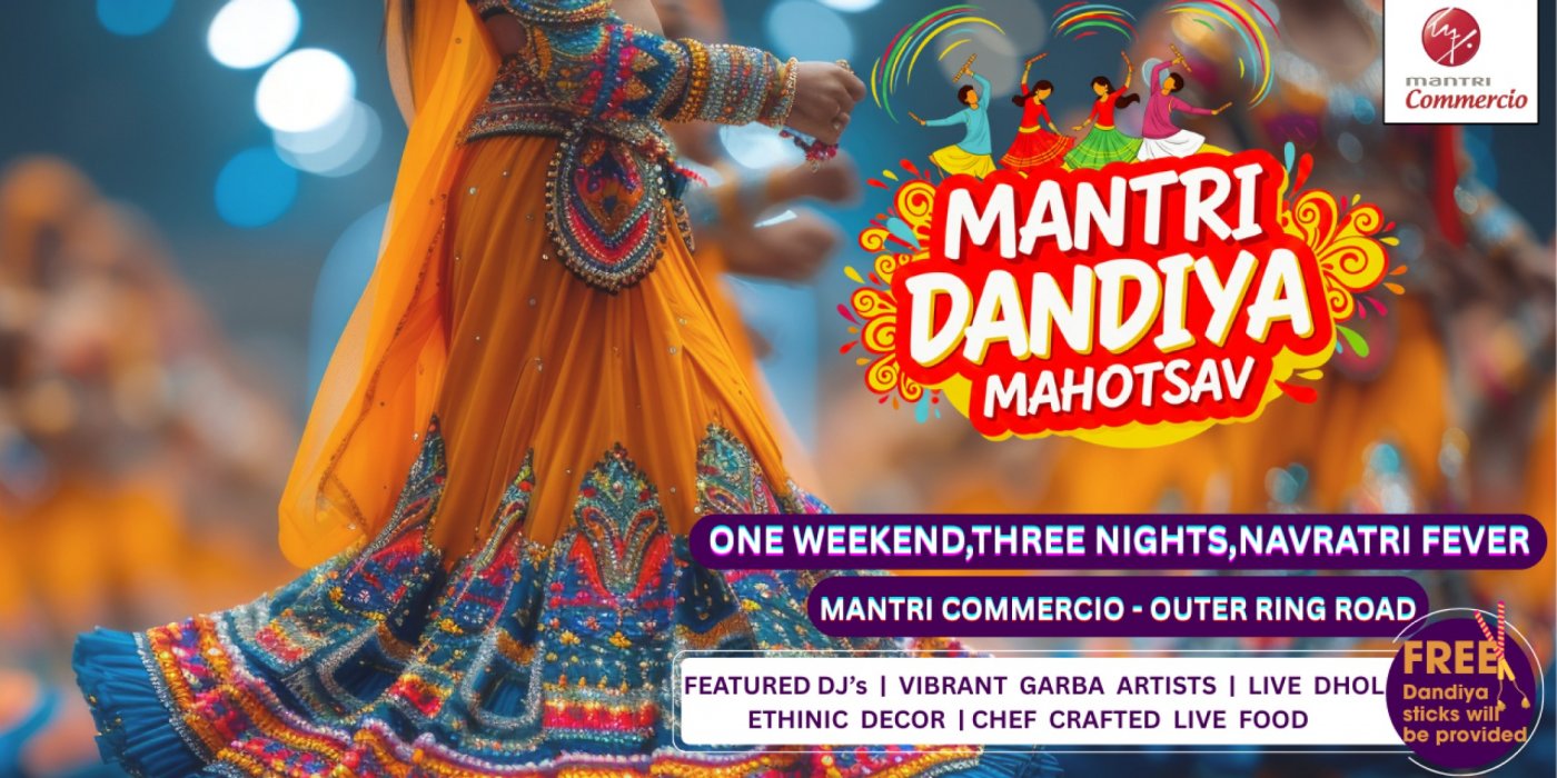 Mantri Dandiya Mahotsav, 26 September | Event in Bangalore | AllEvents