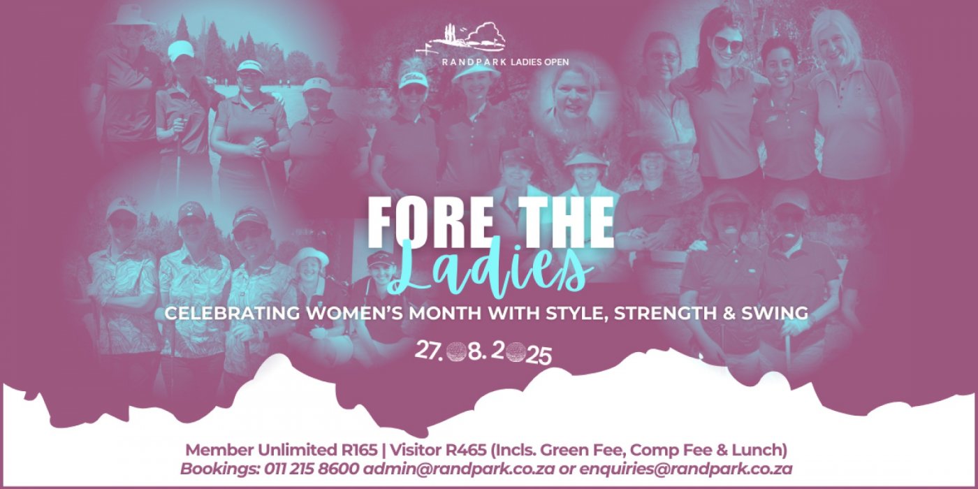 Randpark Ladies Open, 27 August | Event in Randburg | AllEvents