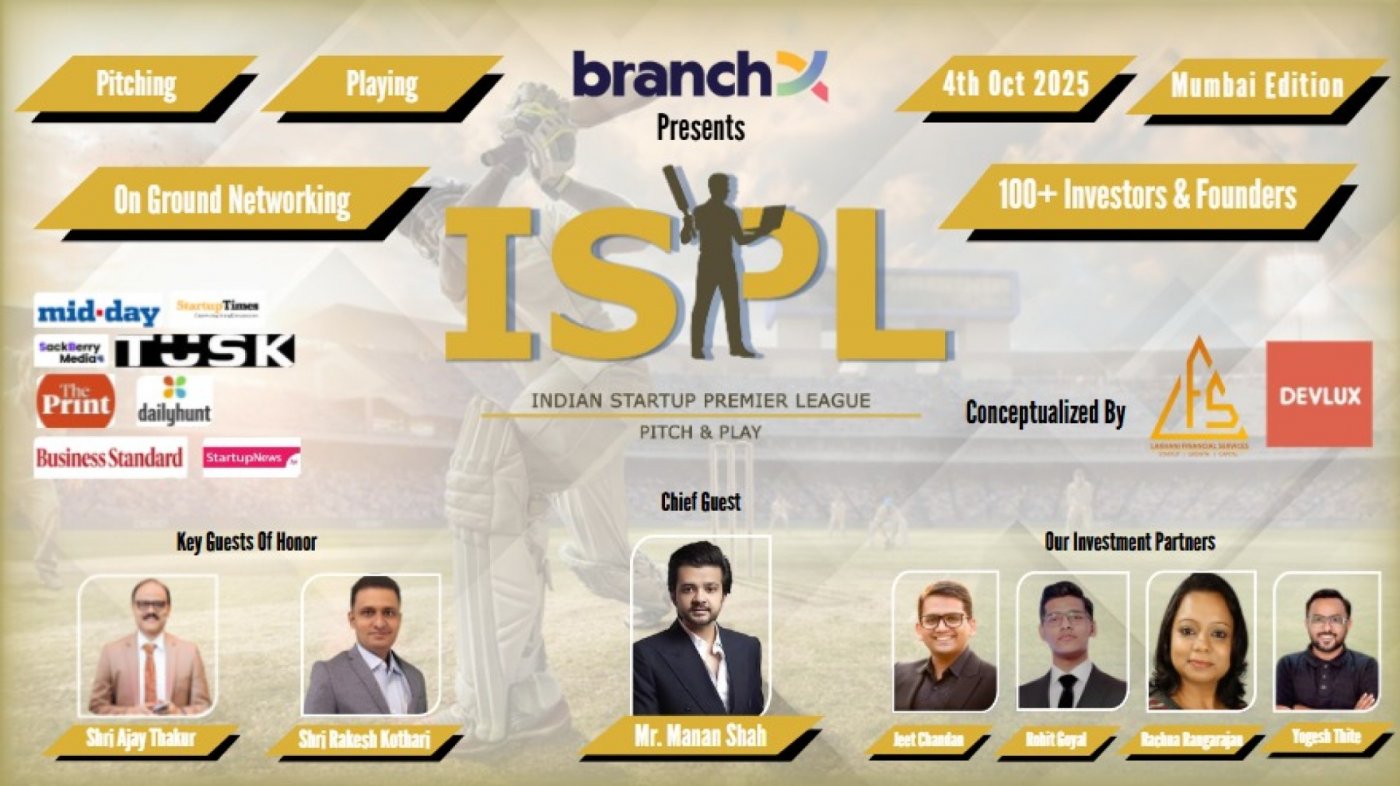 Indian Startup Premier League, 4 October | Event in Mumbai | AllEvents