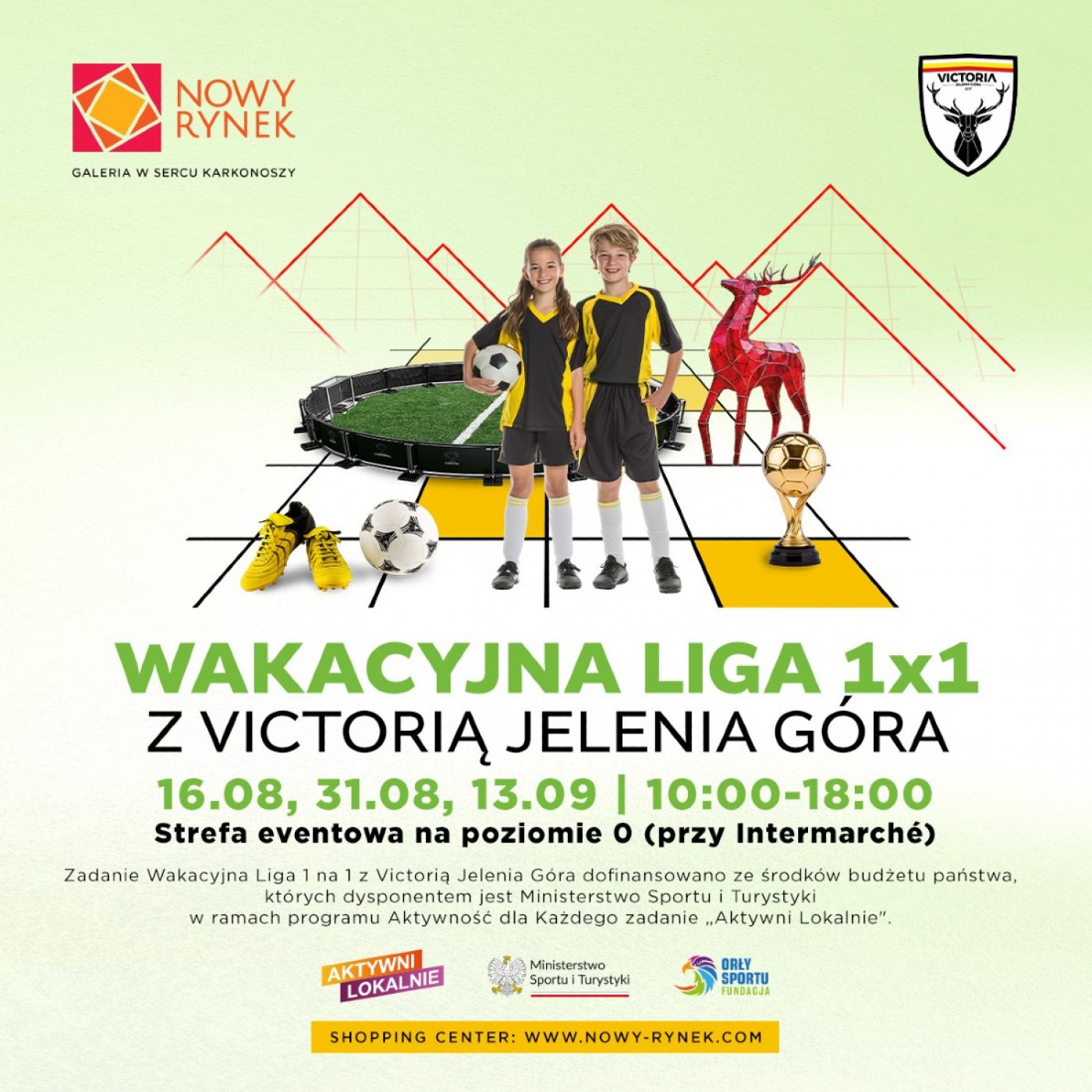 Startuje wakacyjna Liga 1 x 1 z Victorią Jelenia Góra – piłkarskie starcia w Nowym Rynku, 16 August | AllEvents
