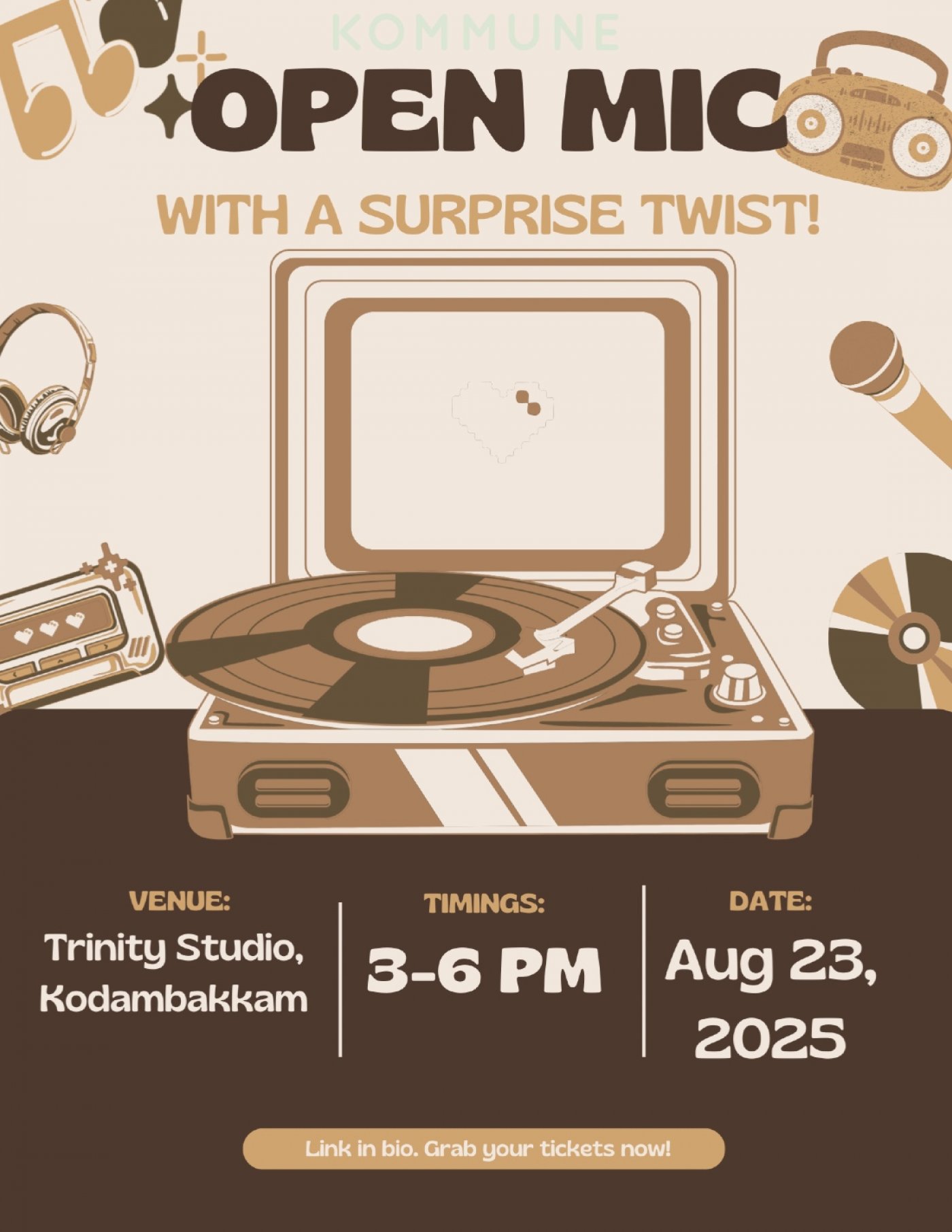 Artists’ Edition- Chapter 4- Open Mic With A Twist, 23 August | Event in Chennai | AllEvents