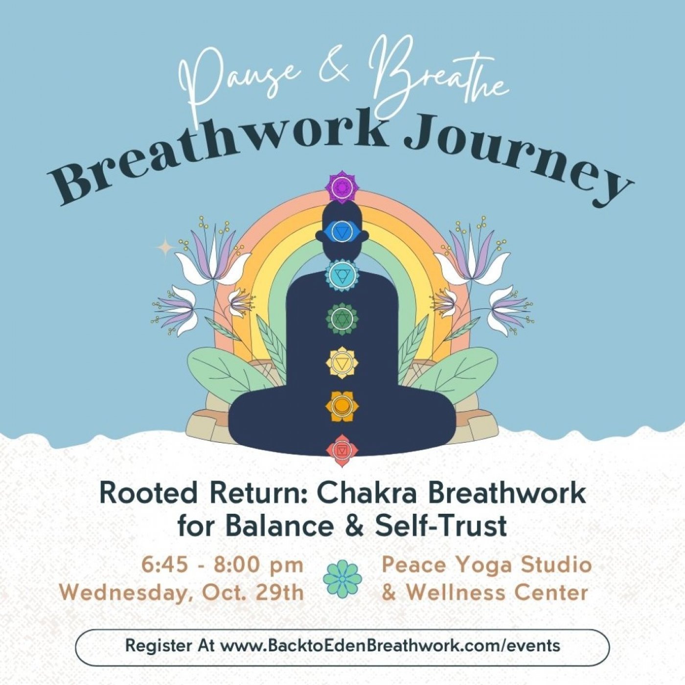 Rooted Return: Chakra Breathwork for Balance & Self-Trust, 29 October | Event in Menomonee Falls | AllEvents