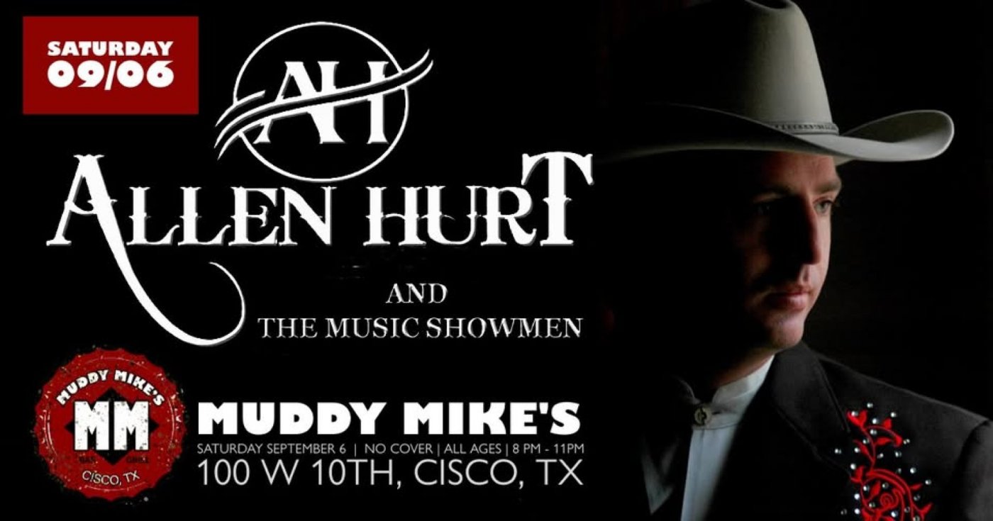 Allen Hurt and The Music Showmen, 6 September | Event in Cisco | AllEvents