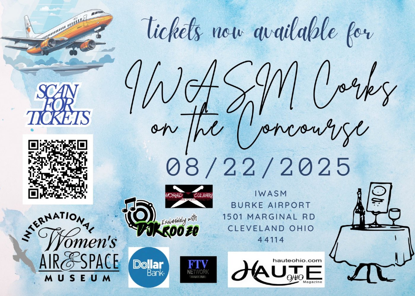 Corks on the Concourse, 22 August | Event in Cleveland | AllEvents