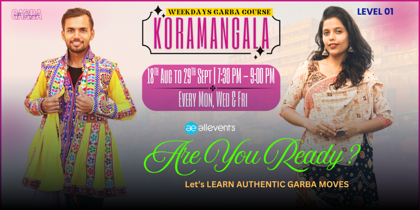 Weekdays Garba Regular Classes with Jayesh Rathod, 18 August | Event in Bangalore | AllEvents