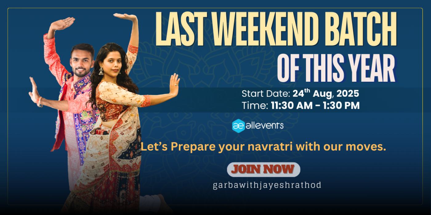 Weekend Garba Regular Classes with Jayesh Rathod, 24 August | Event in Bangalore | AllEvents