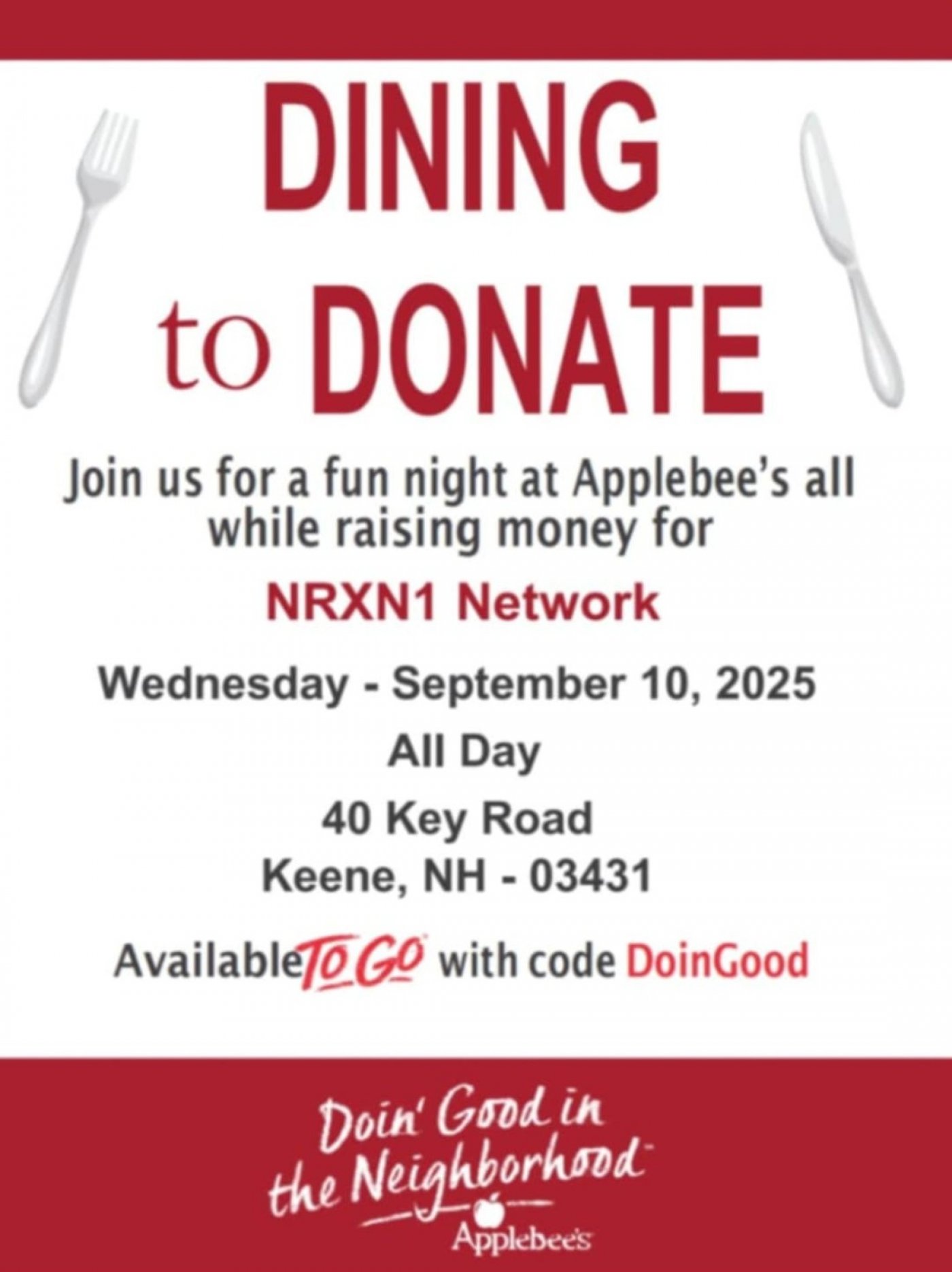 Night Out for NRXN1, 10 September | Event in Keene | AllEvents