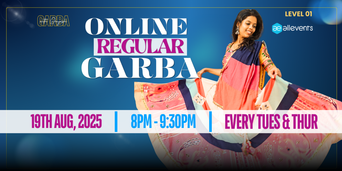 Online Garba Regular Course With Jayesh Rathod, 19 August | Online Event | AllEvents