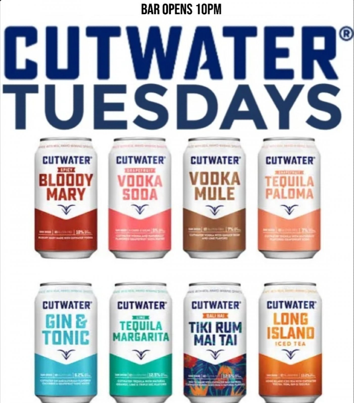 CUTWATER TUESDAYS AT THE BAR (ALWAYS TIP THE DANCERS) ALWAYS SCAN YOUR TICKET(S) FOR ENTRY, 19 August | AllEvents