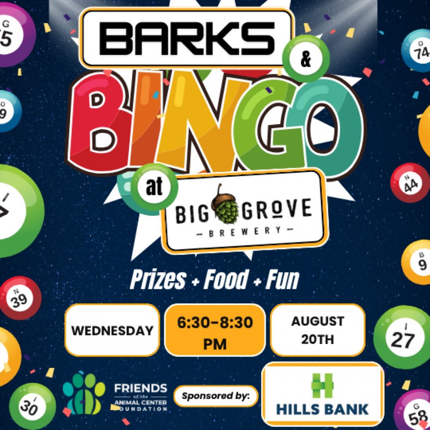 Barks & Bingo , 20 August | Event in Iowa City | AllEvents