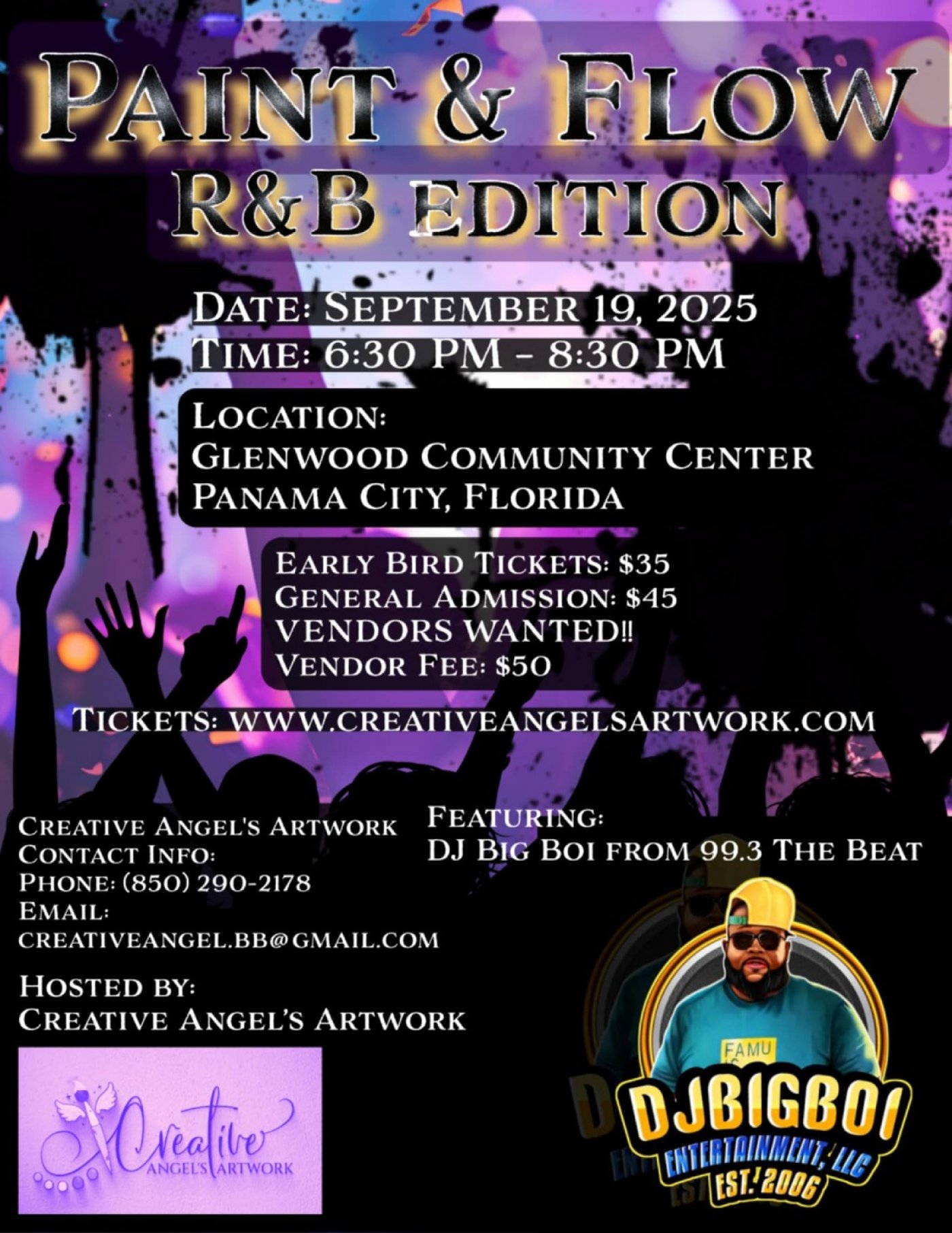 Paint & Flow: R&B Edition, 19 September | Event in Panama City | AllEvents