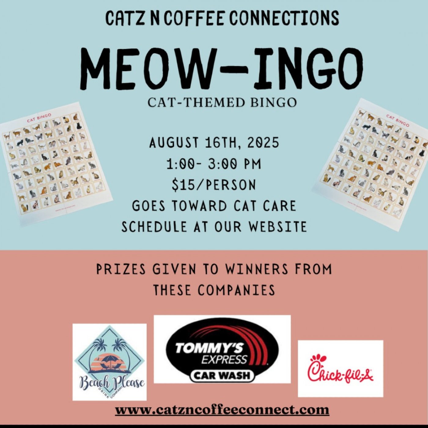 MEOW INGO Cat Themed Bingo, 16 August | Event in Cheyenne | AllEvents