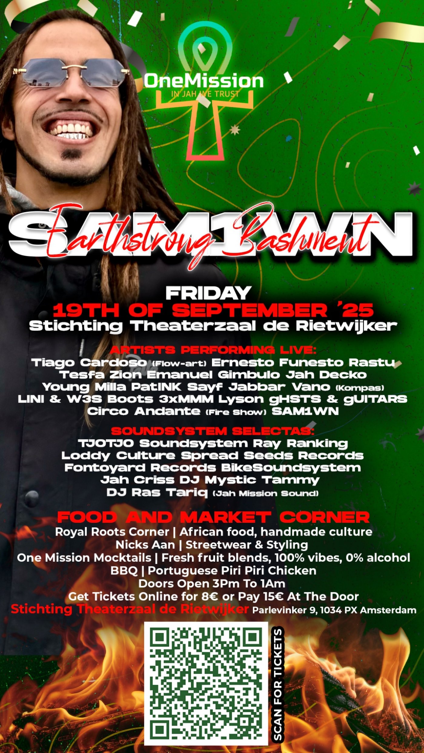SAM1WN Earthstrong Bashment, 19 September | Event in Amsterdam | AllEvents
