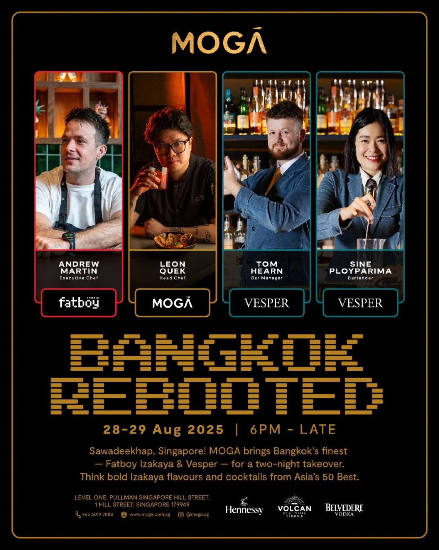 MOGĀ x FatBoy Izakaya x Vesper Takeover, 28 August | Event in Singapore | AllEvents