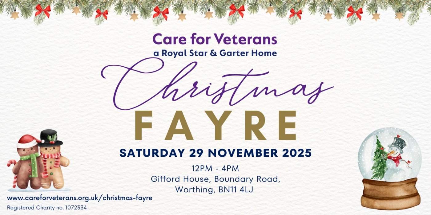 Care for Veterans Christmas Fayre, 29 November | Event in Worthing | AllEvents