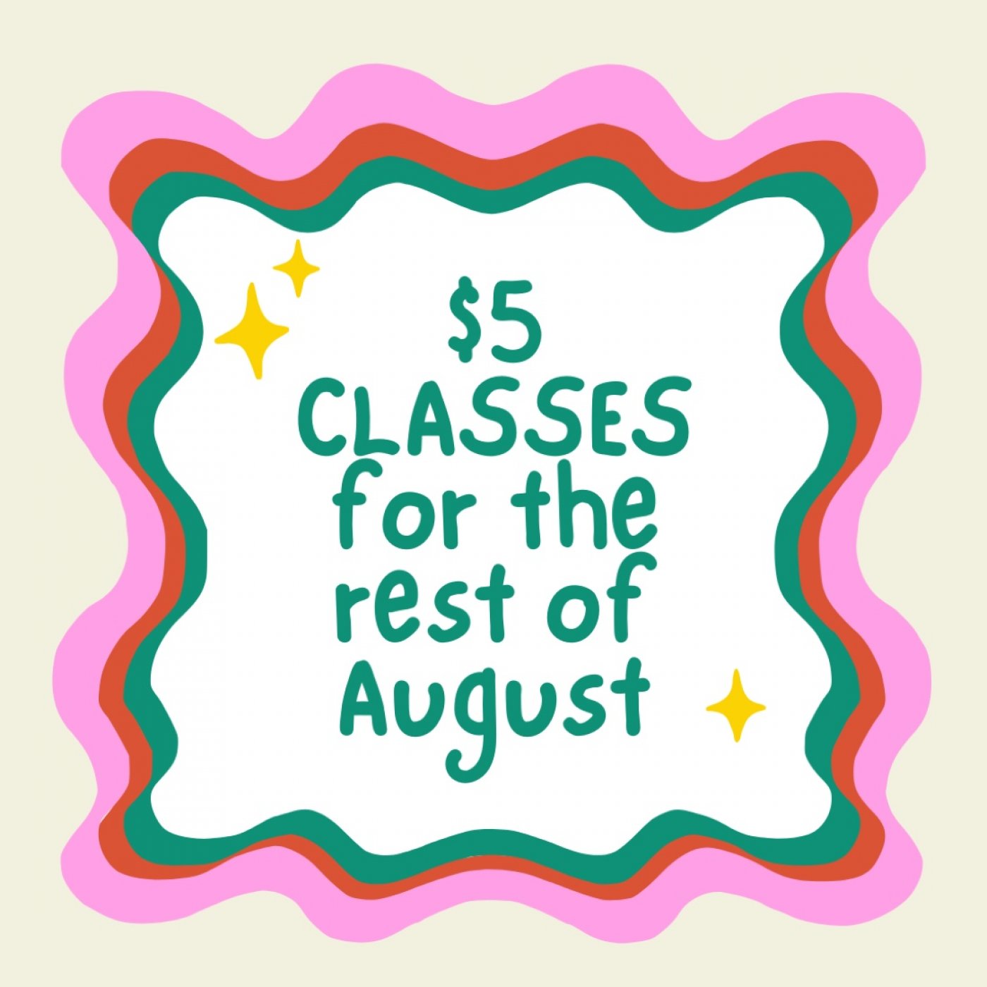 $5 Classes in August! | Event in Springfield | AllEvents