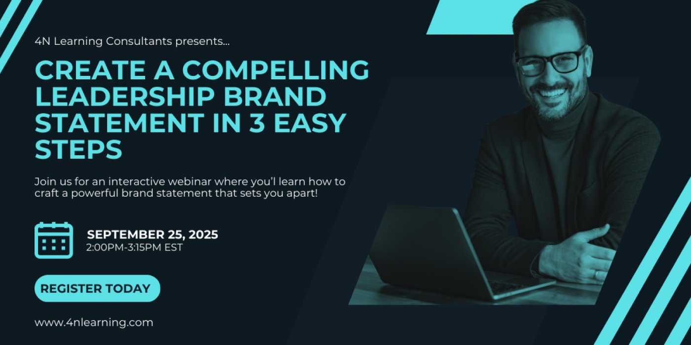 Create a Compelling Leadership Brand Statement in 3 Easy Steps, 25 September | Online Event | AllEvents