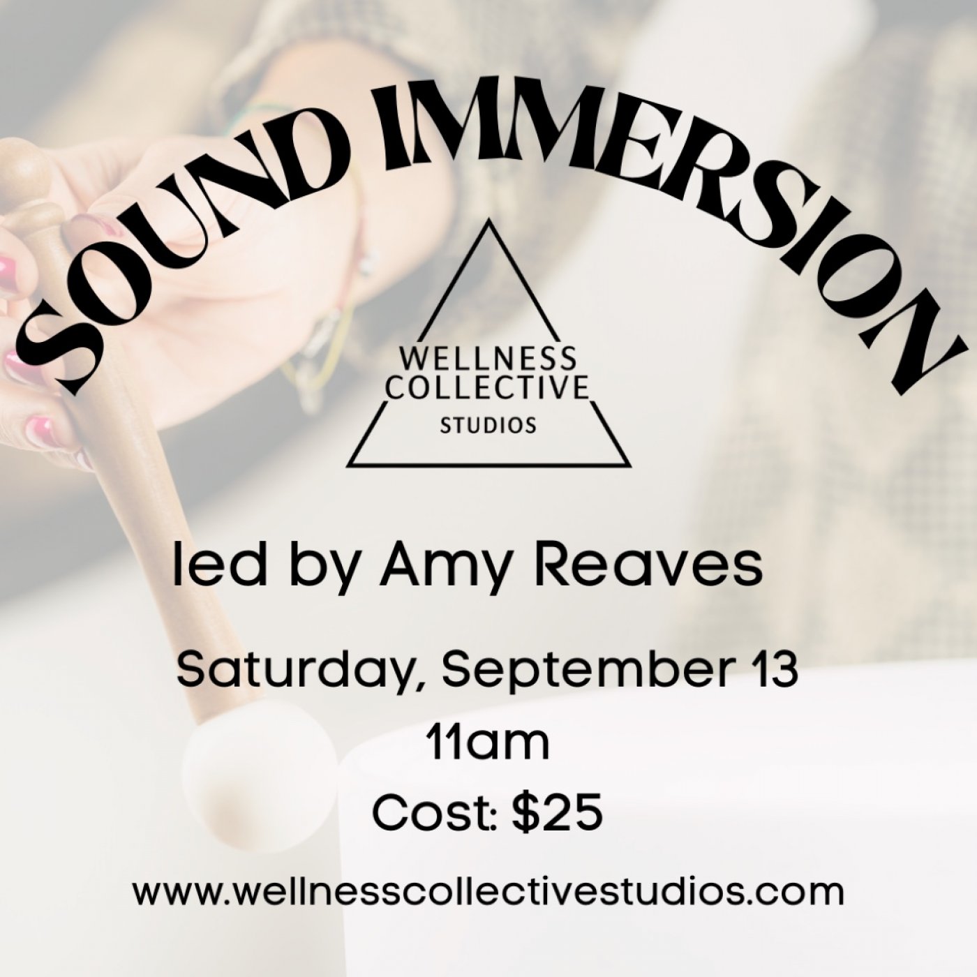 Sound Immersion with Amy Reaves, 13 September | Event in Springfield | AllEvents