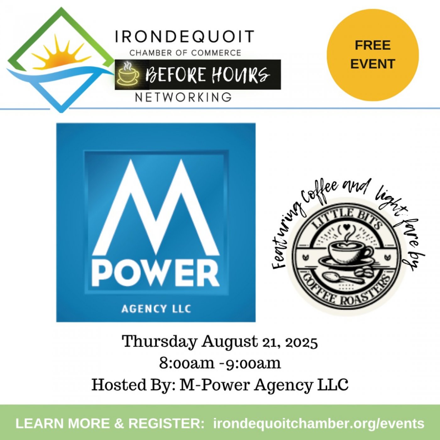 Before Hours Networking at M-Power Agency, LLC, 21 August | Event in Rochester | AllEvents