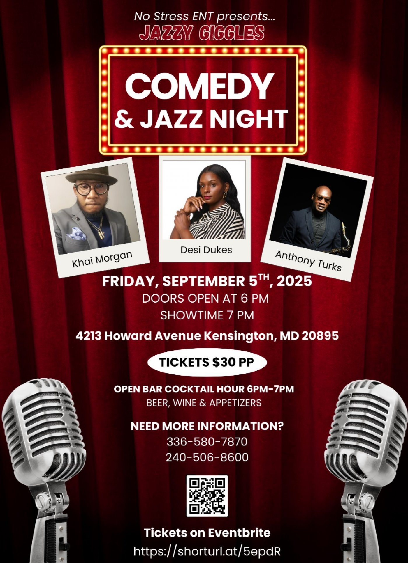 JAZZY GIGGLES SHOWCASE, 6 September | Event in Kensington | AllEvents