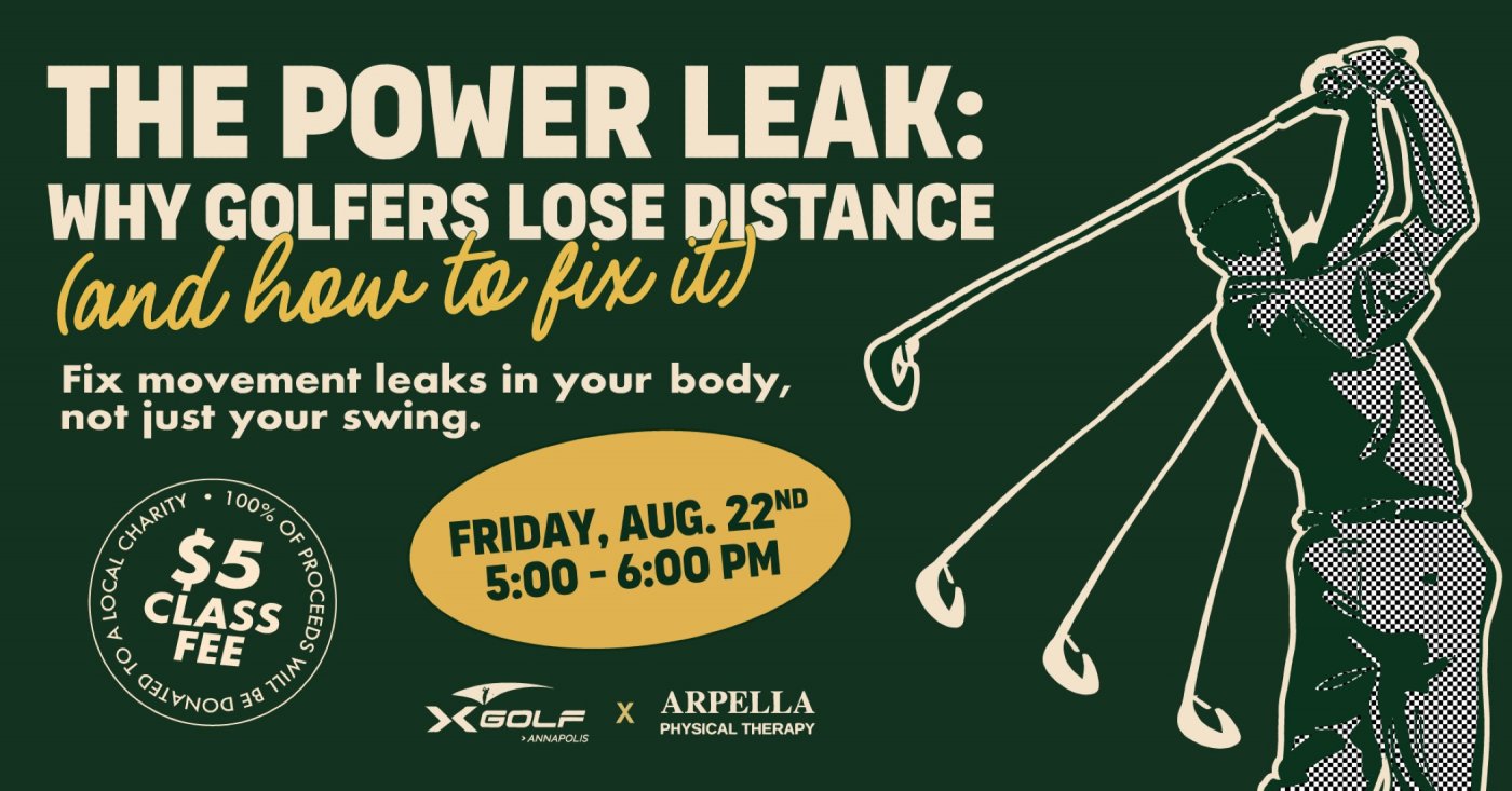 The Power Leak: Why Golfers Lose Distance (and How to Fix It), 22 August | Event in Annapolis | AllEvents