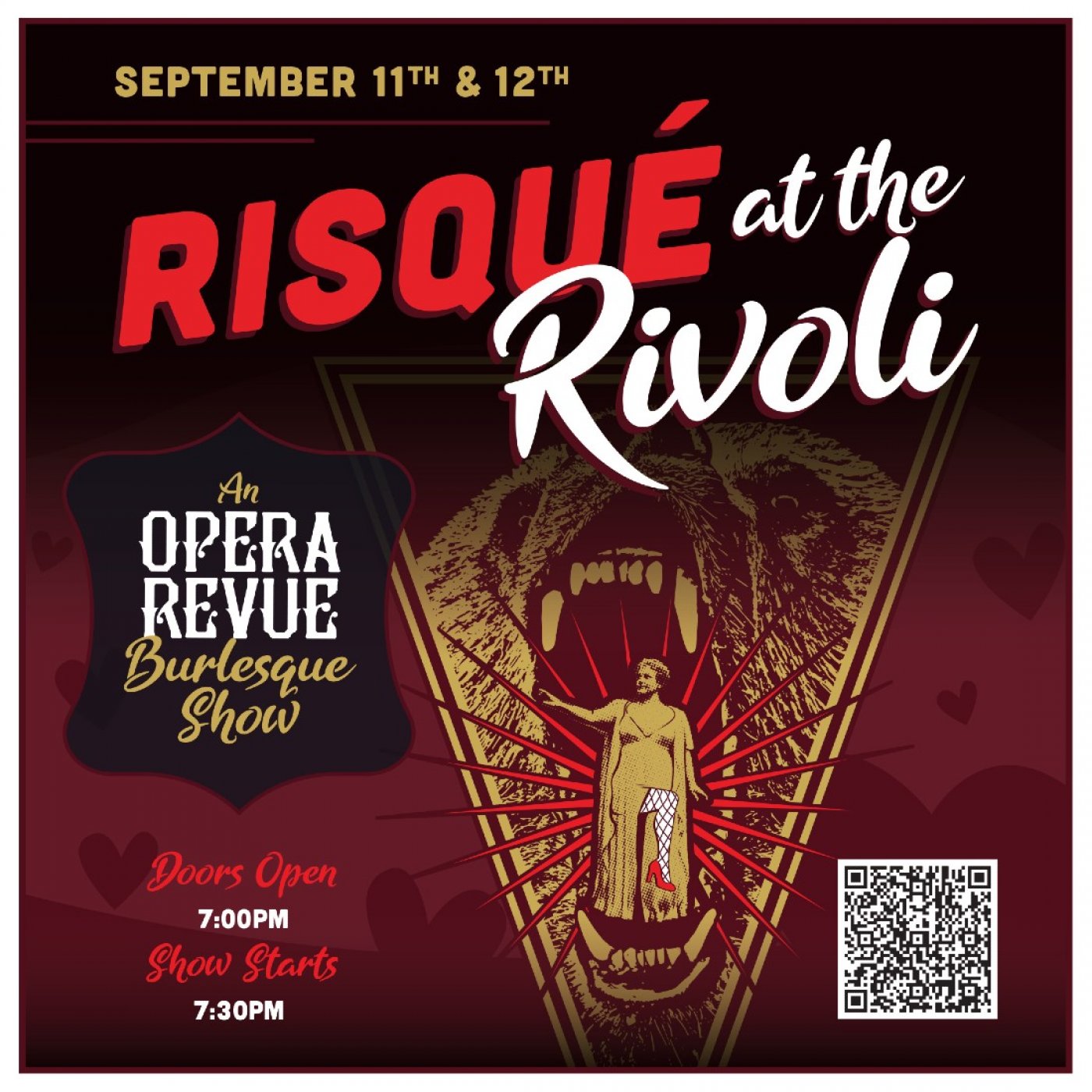 Risqué at the Rivoli, 11 September | Event in Toronto | AllEvents