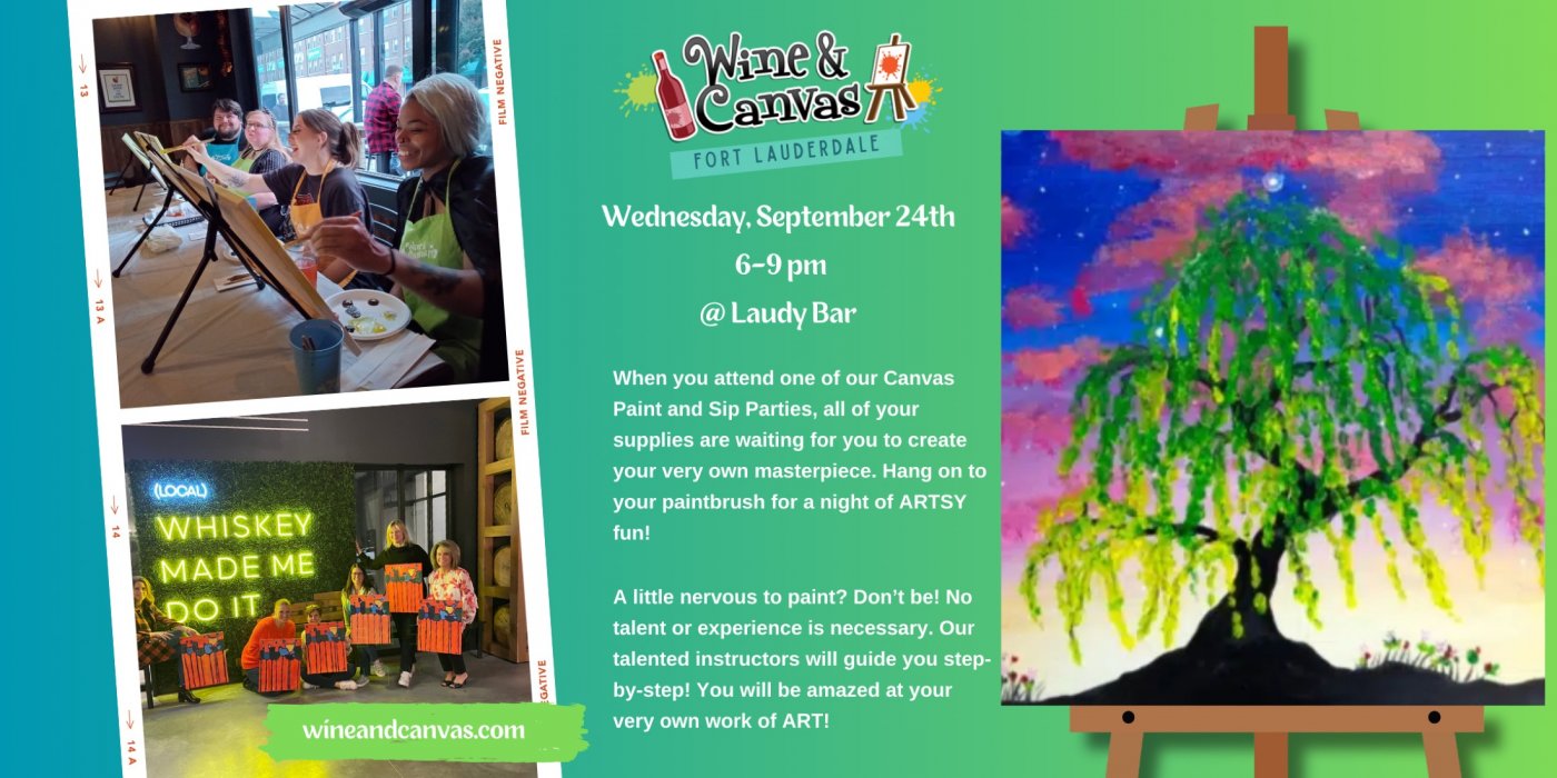 Fort Lauderdale Sip and Paint – Starlight Starbright, 24 September | Event in Fort Lauderdale | AllEvents
