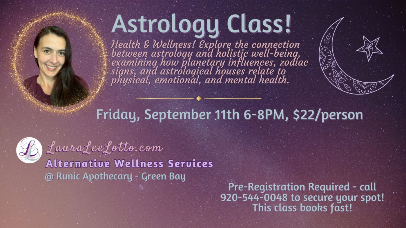 Understanding Health & Wellness through Astrology!, 12 September | Event in Green Bay | AllEvents