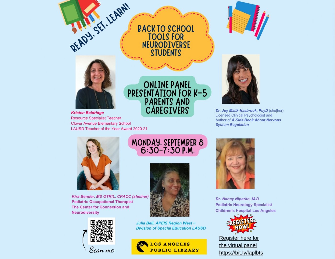 Back to School Tools for Neurodiverse Students - Online Panel Discussion, 8 September | Event in Venice | AllEvents