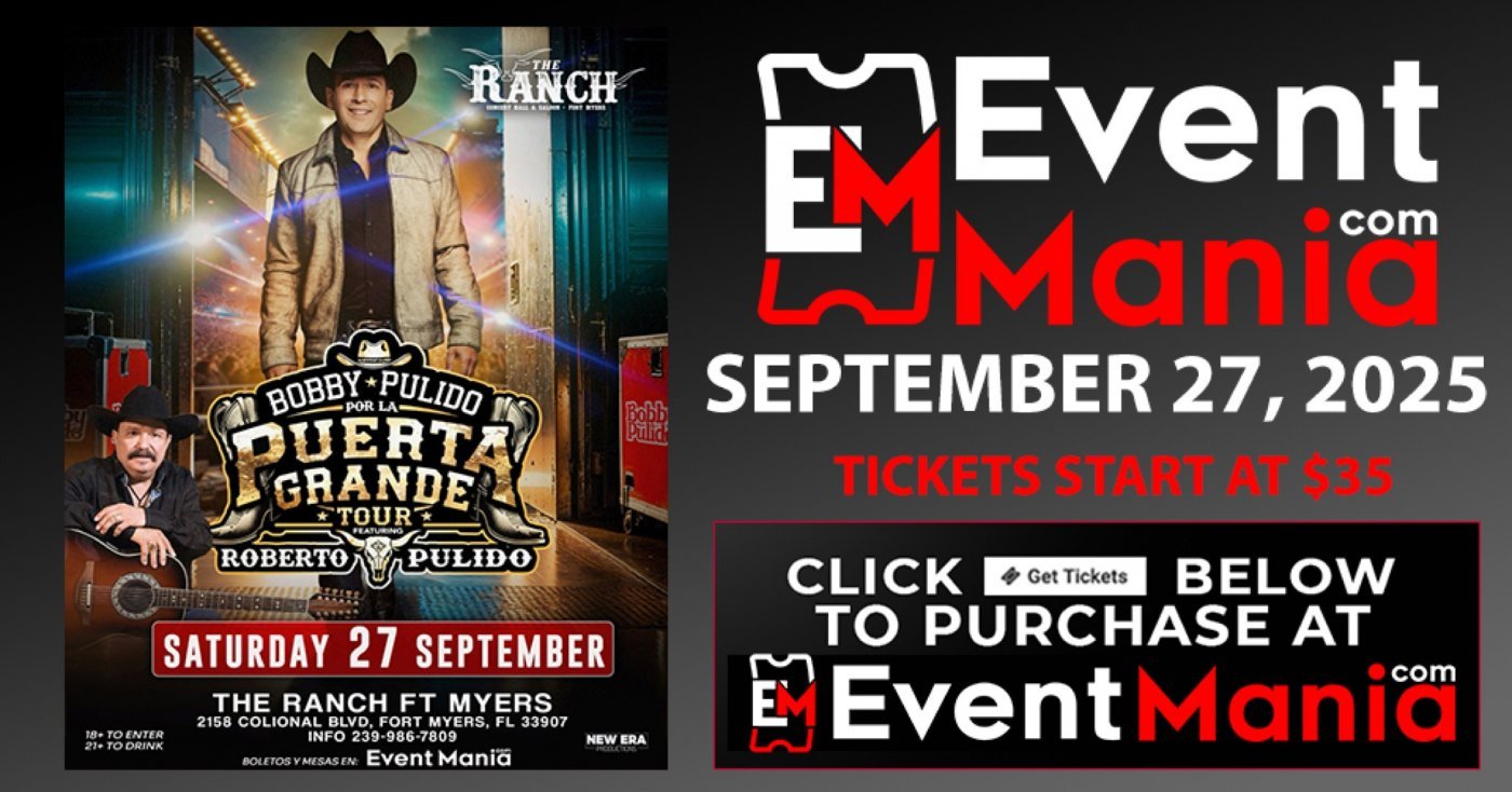 Bobby Pulido - Fort Myers, FL, 27 September | Event in Fort Myers | AllEvents