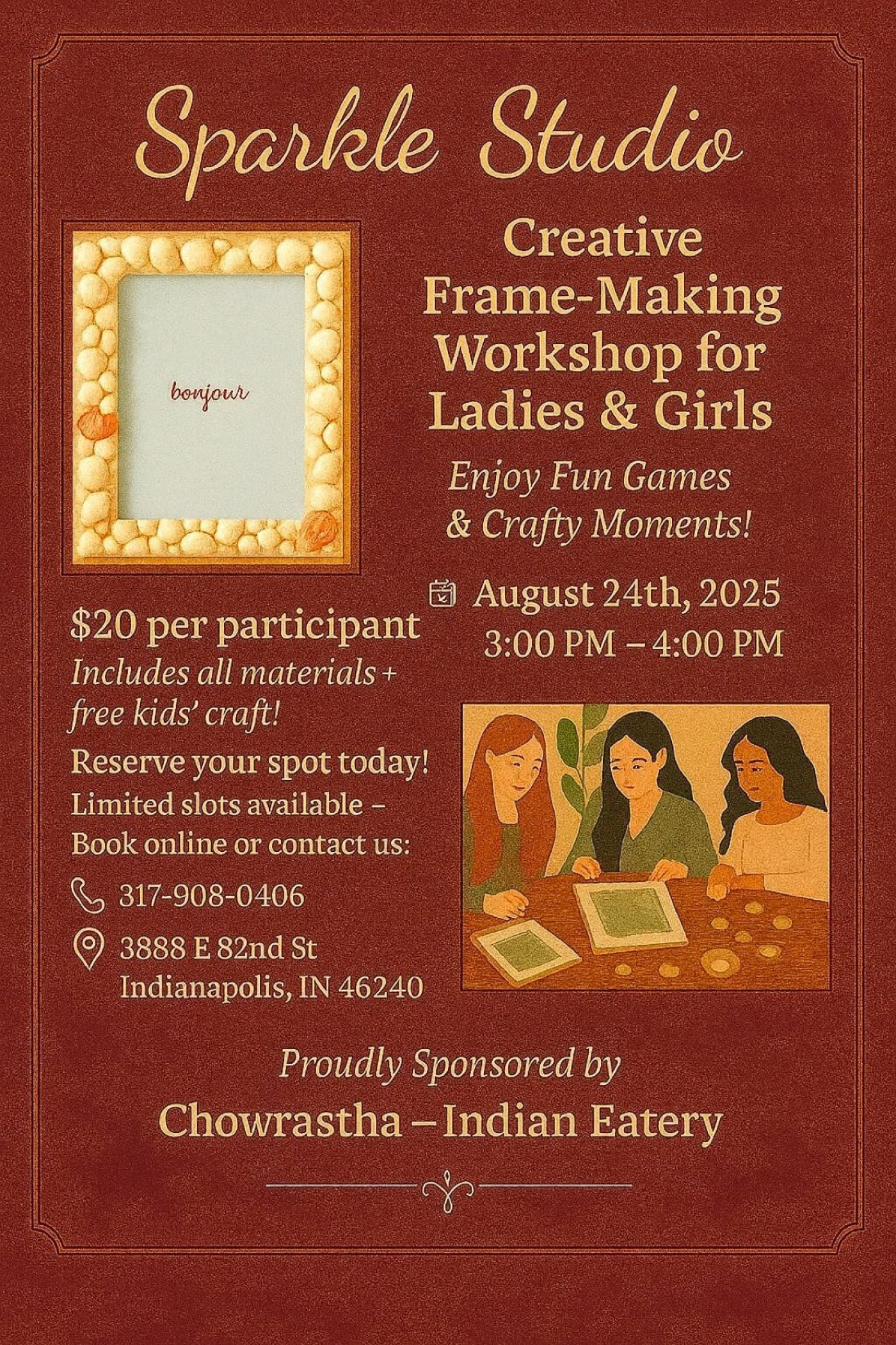 Craft your memory with fun twist , 24 August | Event in Indianapolis | AllEvents