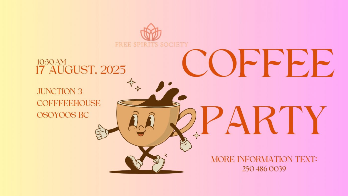 SOBER LIFE : COFFEE PARTY / OSOYOOS, 17 August | Event in Osoyoos  | AllEvents