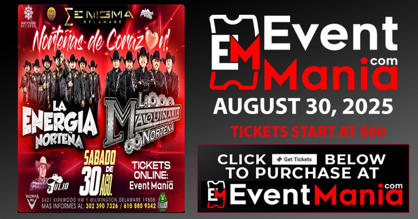 La Maquinaria Norteña, La Energia Norteña - Wilmington, DE, 30 August | Event in Wilmington | AllEvents