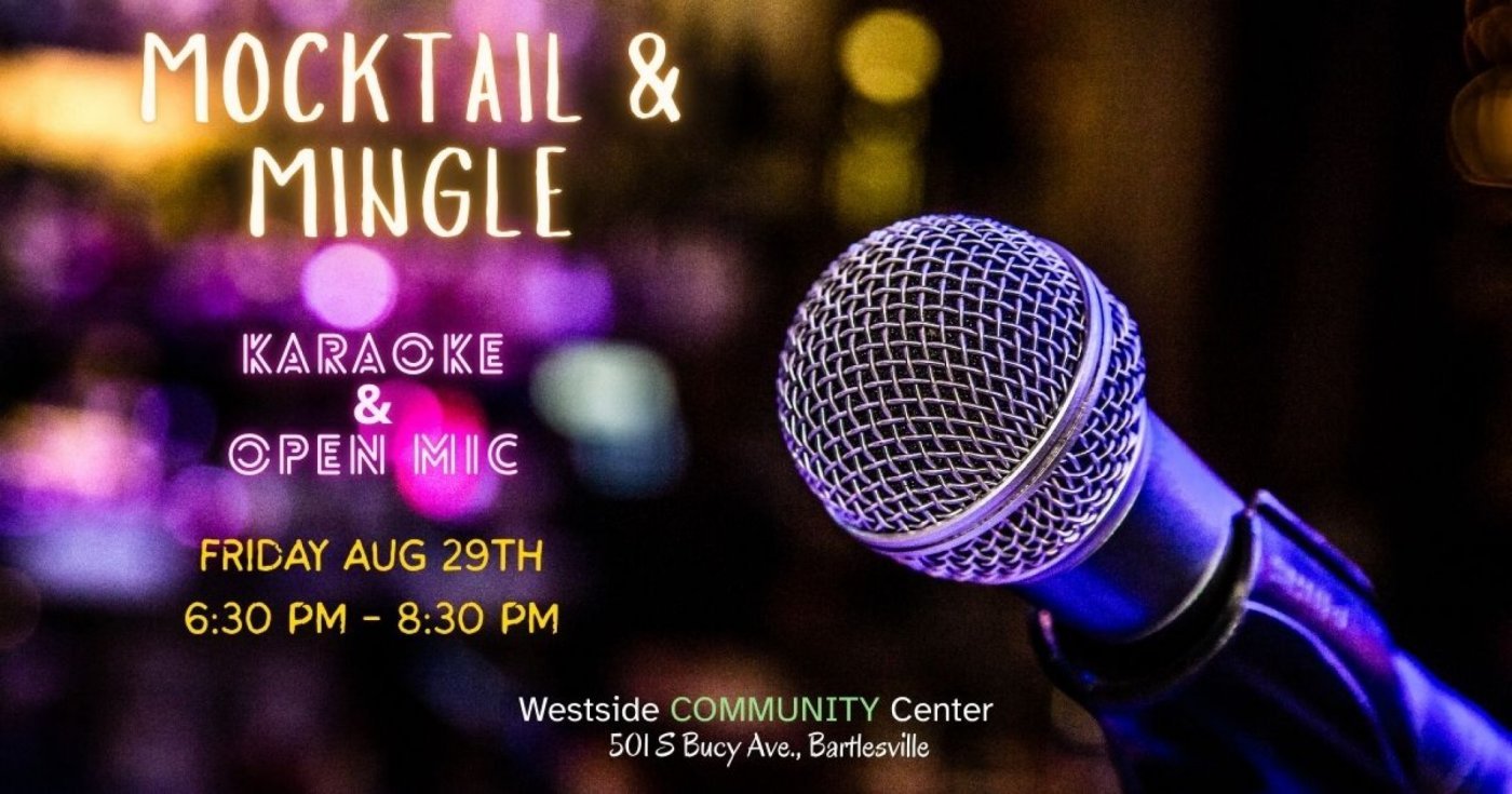 Mocktail & Mingle : Open Mic & Karaoke, 29 August | Event in Bartlesville | AllEvents