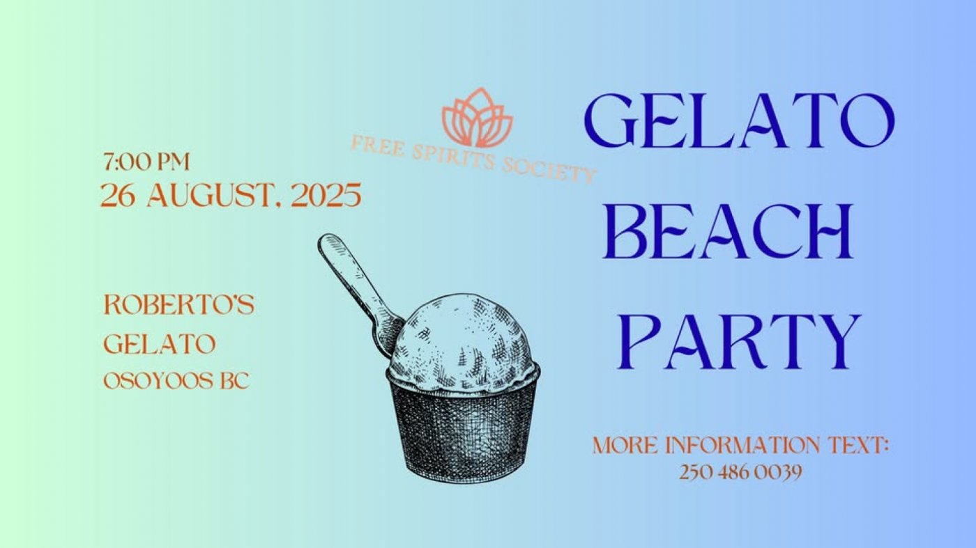 Sober Life : Gelato Party / Osoyoos, 26 August | Event in Osoyoos | AllEvents
