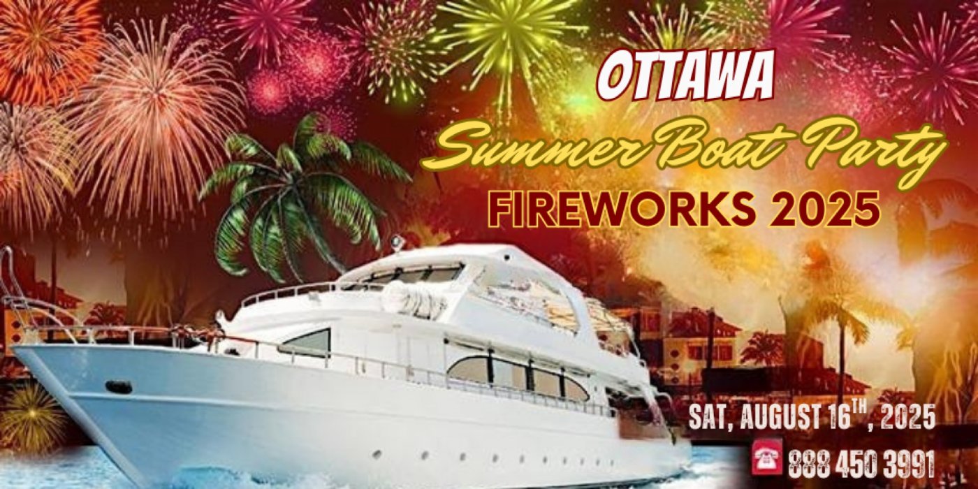 Fireworks on the Ottawa River | Summer Boat Party 2025, 16 August | Event in Gatineau | AllEvents